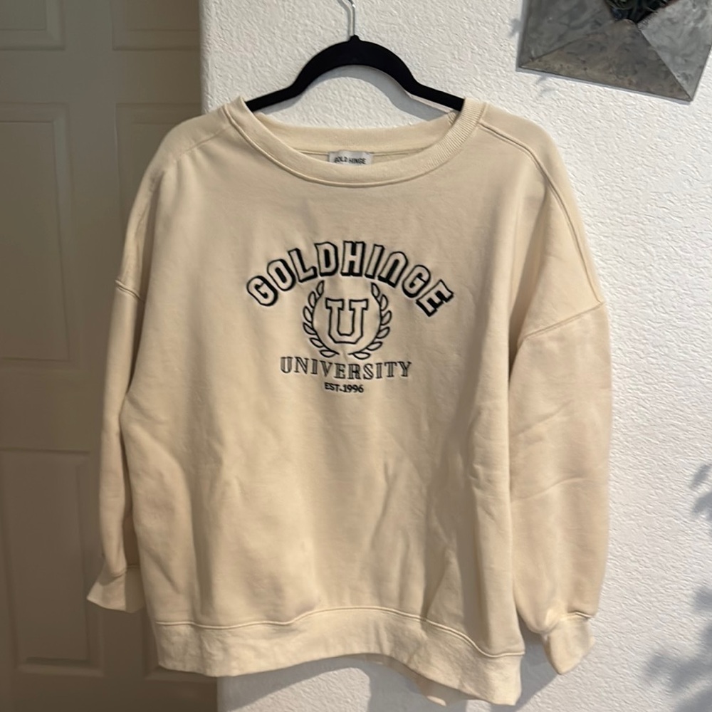 Goldhinge Cream Sweatshirt